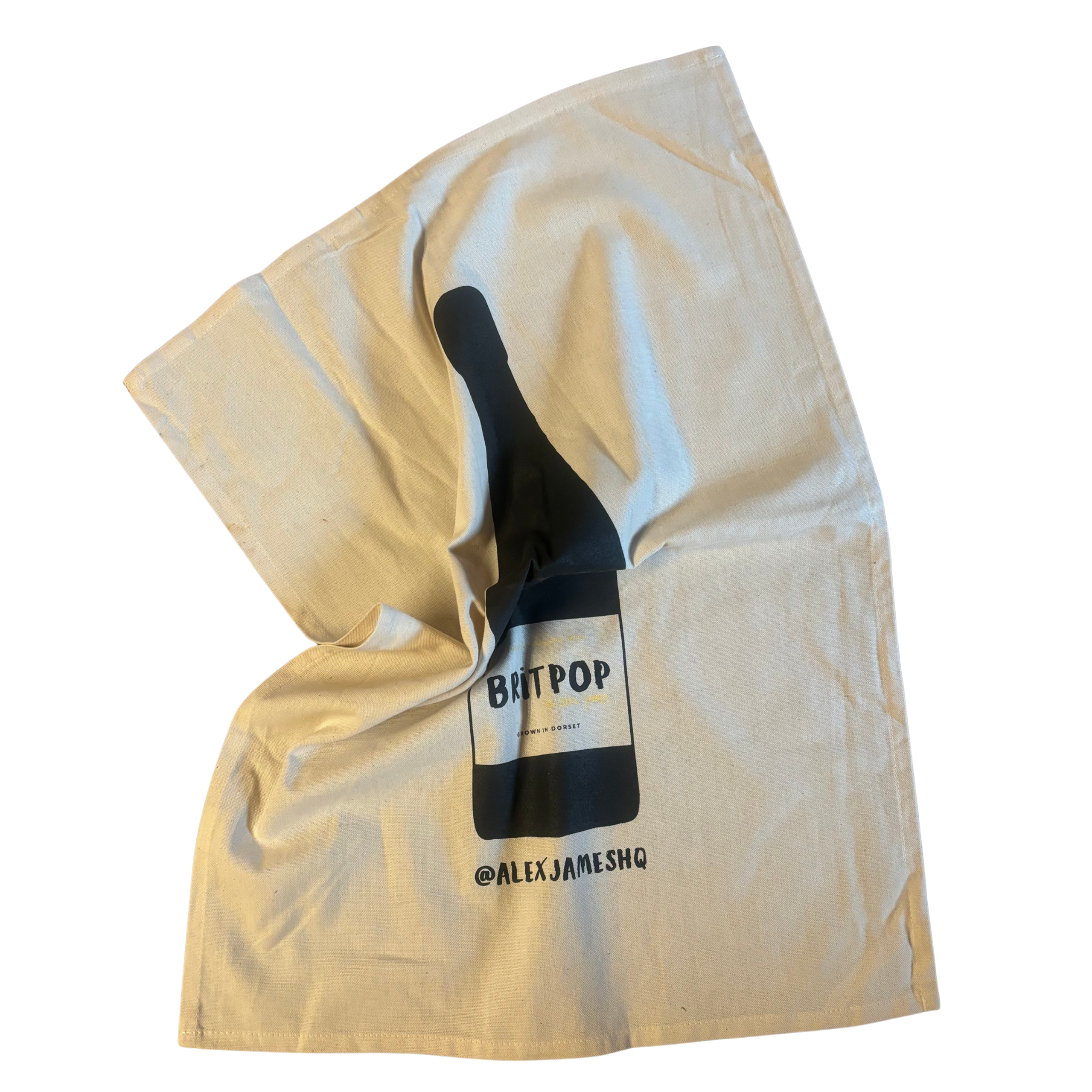 Tea Towel - Britpop bottle design