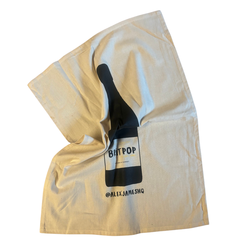 Tea Towel - Britpop bottle design