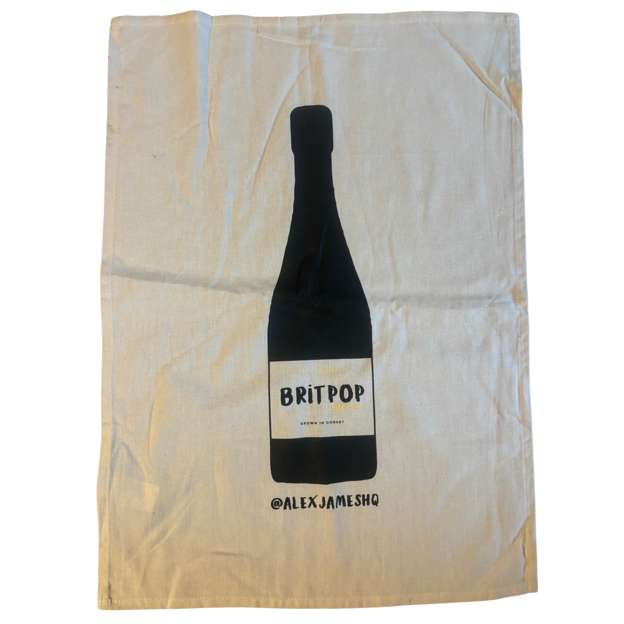 Tea Towel - Britpop bottle design