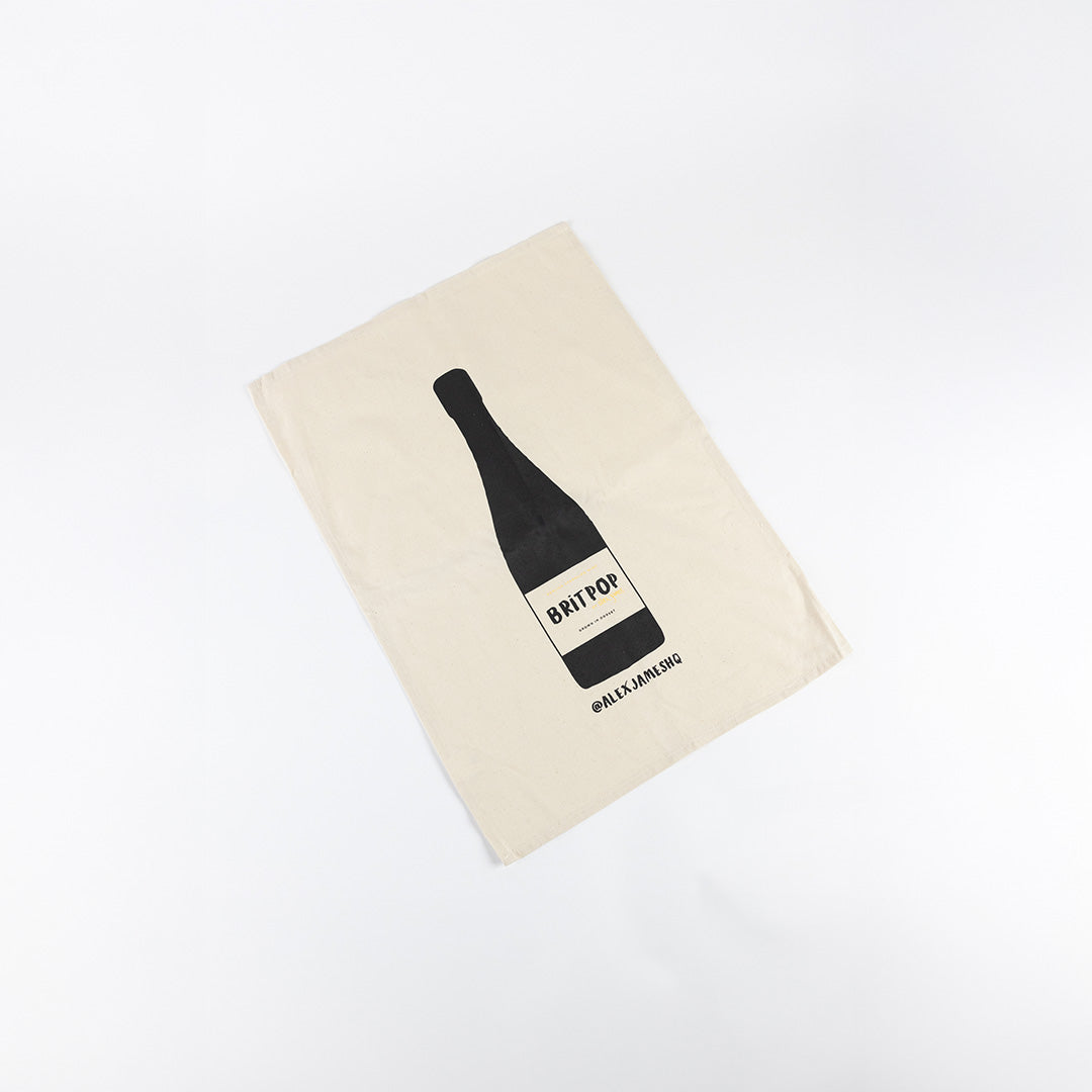 Britpop By Alex James - Tea Towel